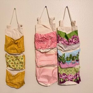 Floral Hanging Storage Organizer
